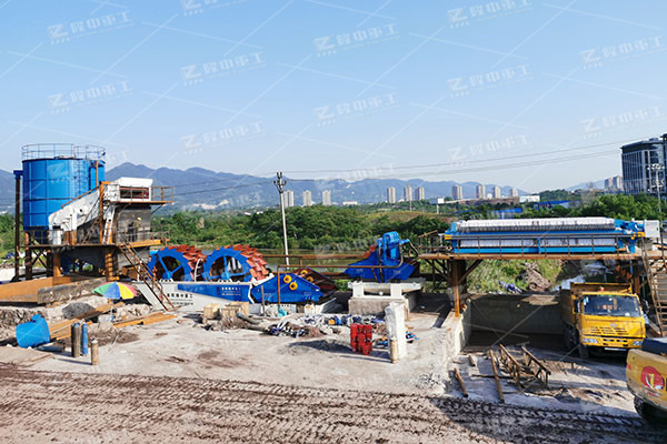 洗山沙怎样实现水循环？山沙洗沙机多少钱一台？(图2)