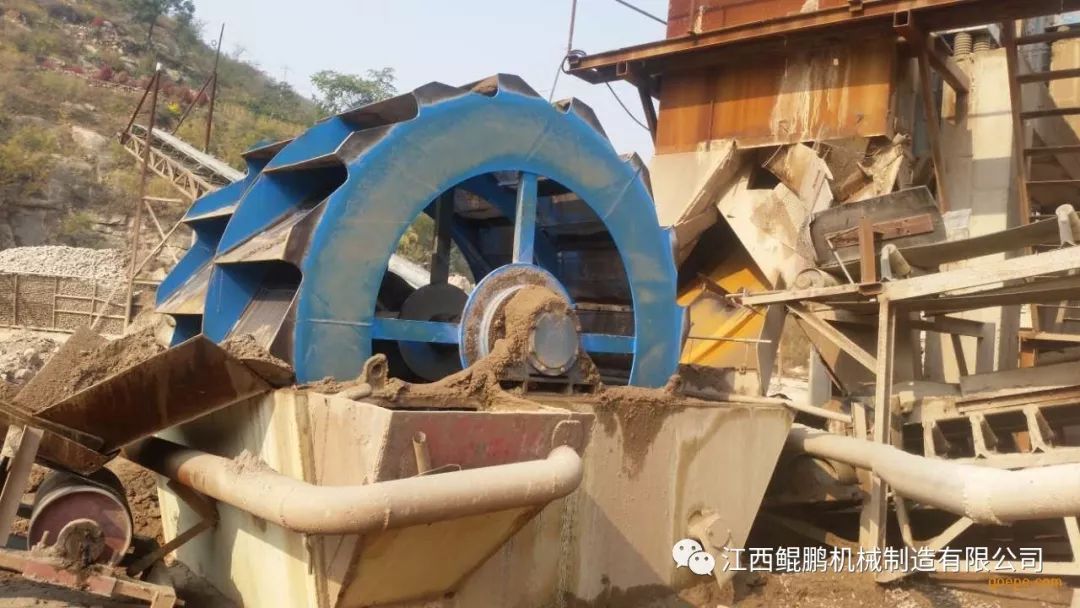 常用水洗沙设备：轮斗式洗沙机(图3)