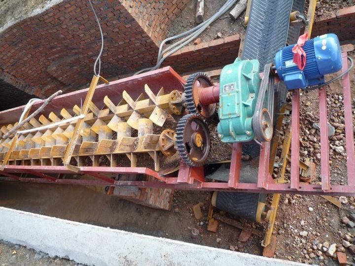 双螺旋洗矿机槽式双螺旋洗矿机(图7)