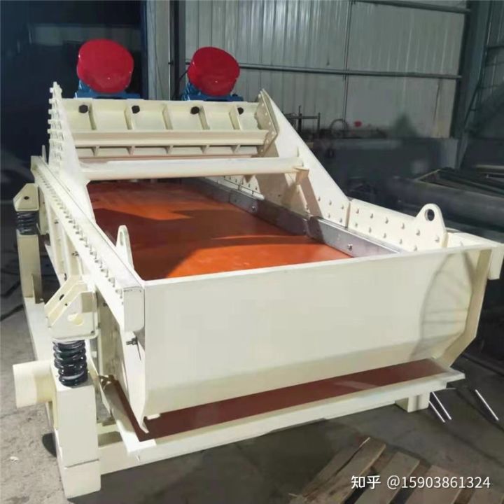 炉渣水洗砂高频振动脱水筛设备(图1)