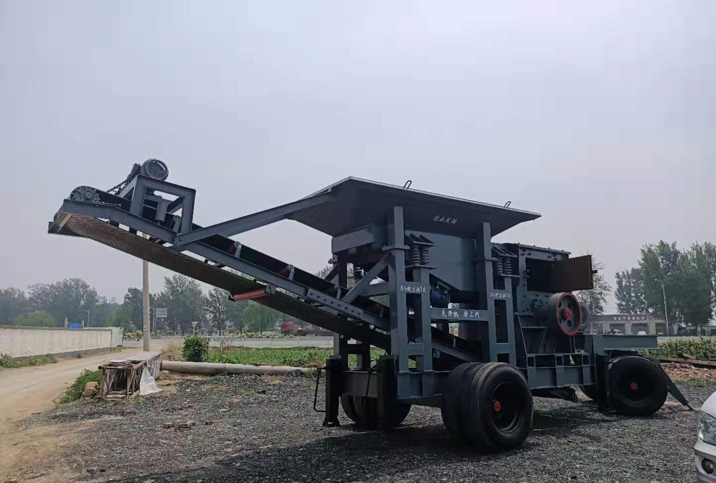 振动筛移动制砂机洗砂机细沙回收脱水一体机筛沙机(图7)