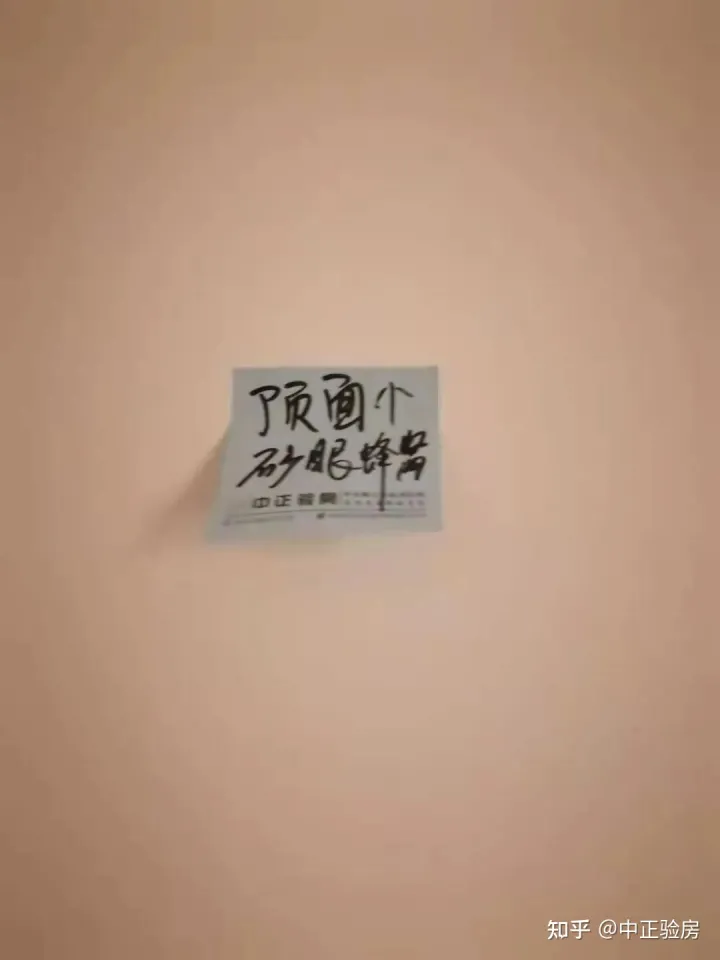 昆明验房案例：官渡区某楼盘​精装房顶面砂眼、柜门损坏、门扇闭合不严...(图1)