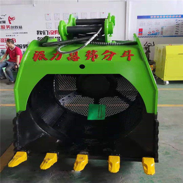 挖掘机石料筛分斗I32挖机砂石筛分铲斗9534螺旋滚筒筛分斗9ZZ7(图2)