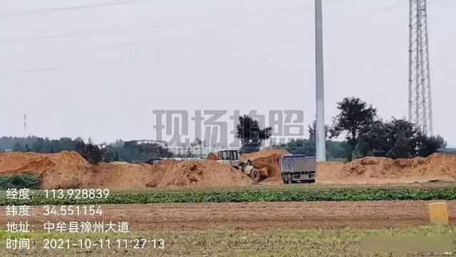 河南中牟县一黑沙场污染环境(图2)