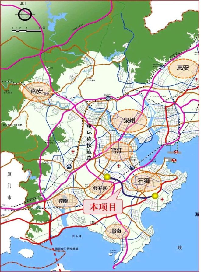 泉州快速轨道交通规划：1号、2号、3号、4号、5号、6号线(图5)