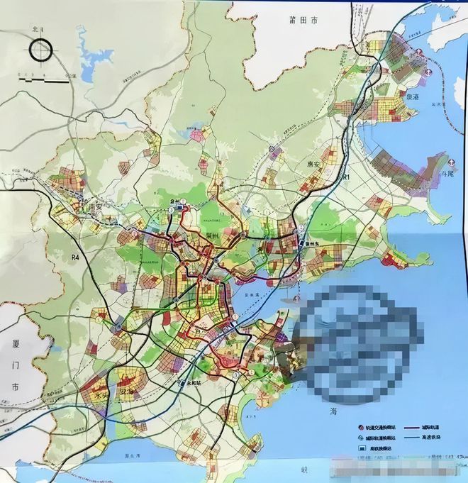 泉州快速轨道交通规划：1号、2号、3号、4号、5号、6号线(图10)