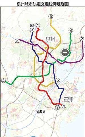 泉州快速轨道交通规划：1号、2号、3号、4号、5号、6号线(图26)