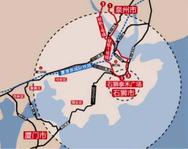 泉州快速轨道交通规划：1号、2号、3号、4号、5号、6号线(图28)