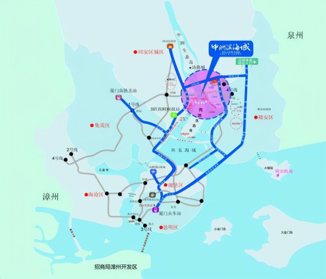 泉州快速轨道交通规划：1号、2号、3号、4号、5号、6号线(图27)