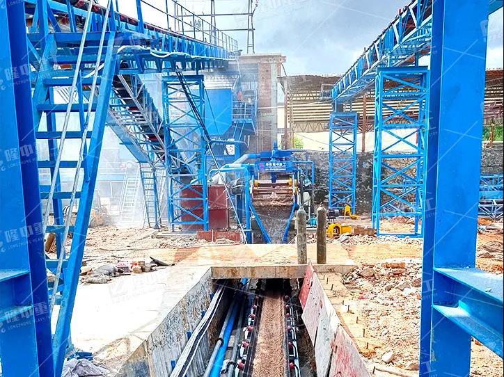 湖南时产100吨洗砂零排放项目生产线正式投产(图3)
