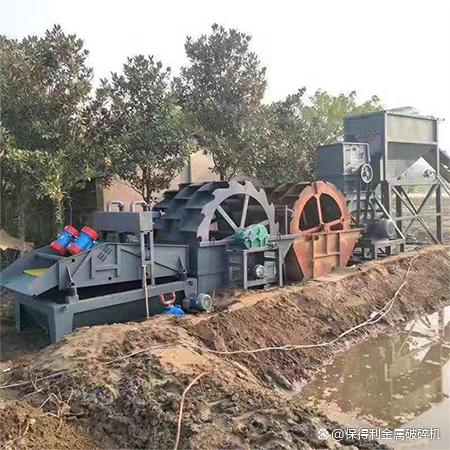 多槽水轮式砂石清洗机不仅可以洗砂，具有脱水功能设备(图2)