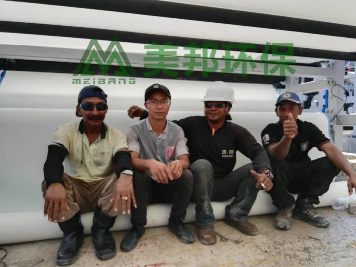 马来西亚砂洗工程带式压滤脱水机(图4)