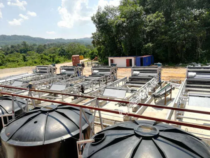 马来西亚砂洗工程带式压滤脱水机(图2)