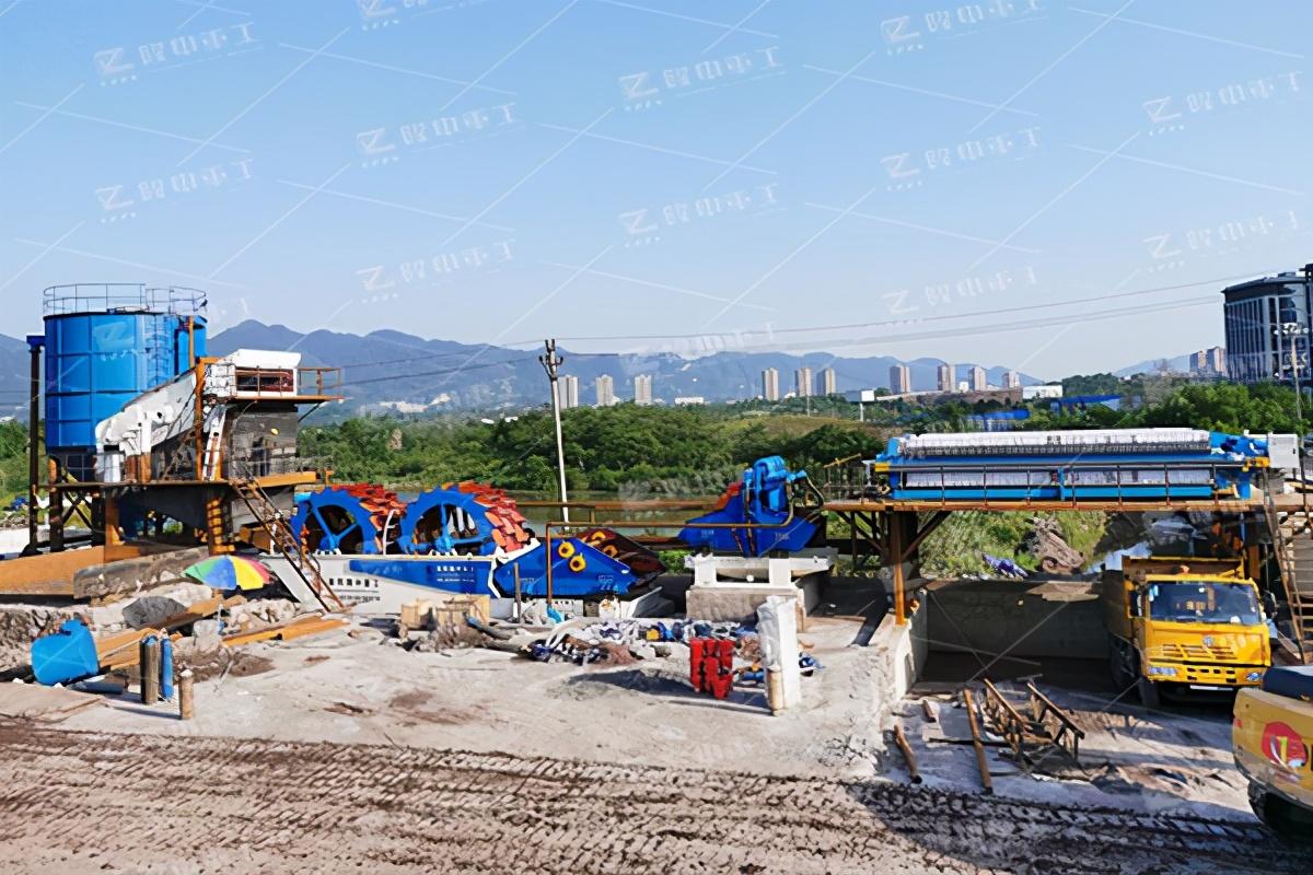 如何配置一套完整的洗砂生产线，有哪些优势？(图1)