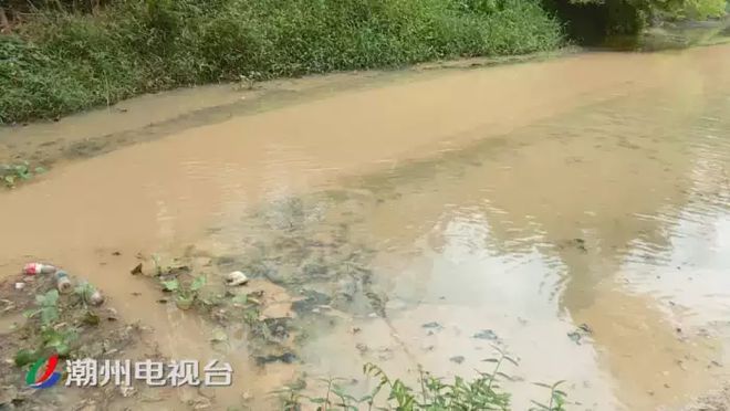潮州铁铺溪流发黄淤泥堆积,都是洗砂场惹的祸(图2)