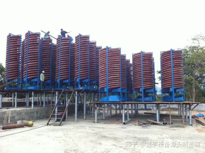 螺旋溜槽洗煤安装视频(图3)