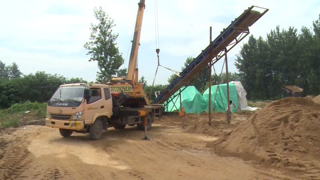 沭阳某镇排查9处非法采洗砂点！六家洗砂场全部关停取缔！(图4)