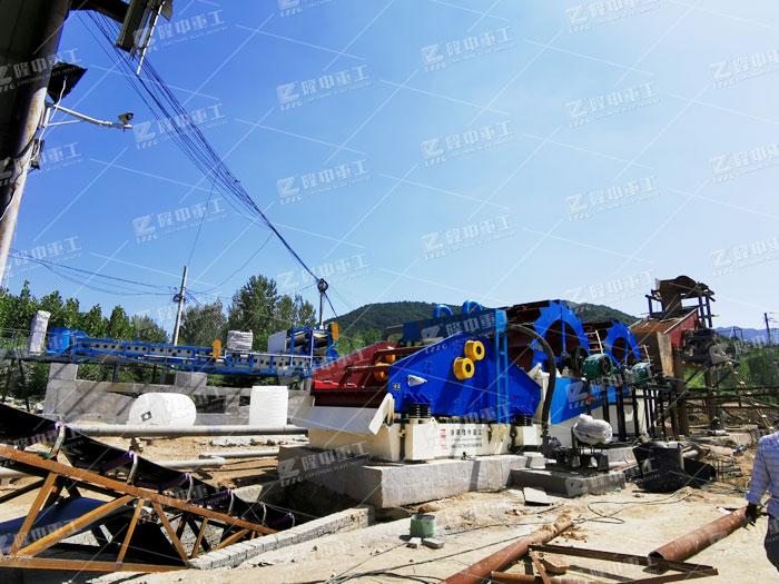 新型移动洗沙机性能优势，多少钱一台？(图1)