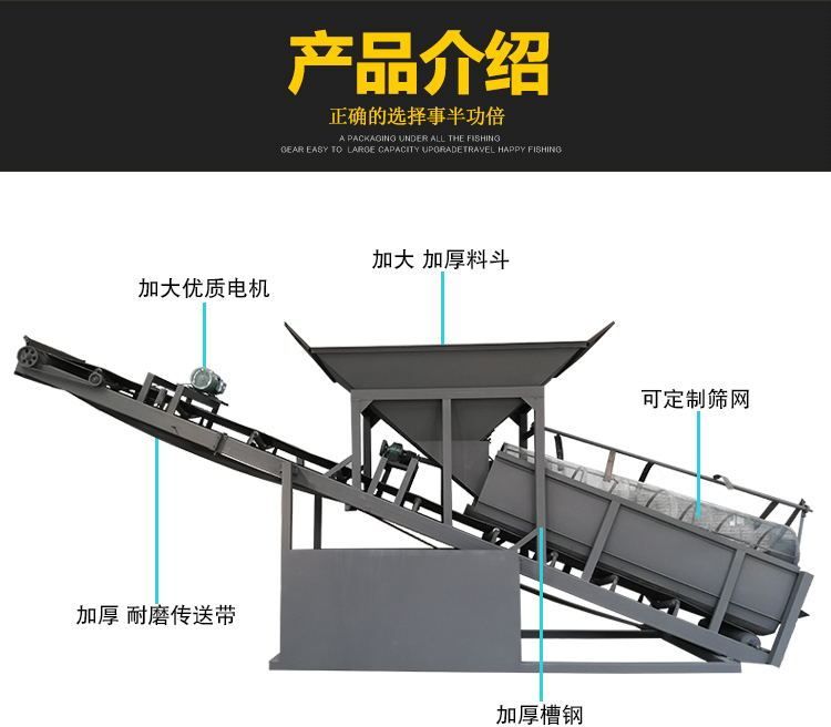 细沙回收脱水筛移动式筛沙机振动筛沙机移动破碎机洗砂机(图7)