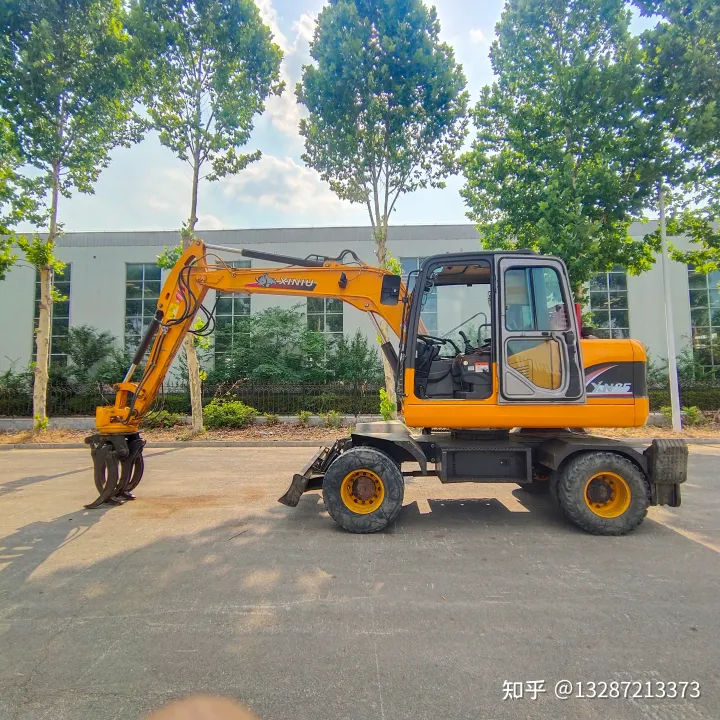 犀牛85型号二手轮式抓木机图片旋转装载机炮头机棉花夹抓按树抓树根挖挖机抓竹子便宜抓垃圾个人一手抓石头抓棉花抓秸秆抓钢机图片抓草垛抓颗粒设备(图2)