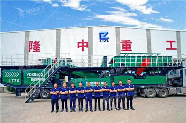 YD系列轮胎式移动洗砂站上线了，绿色、环保(图1)