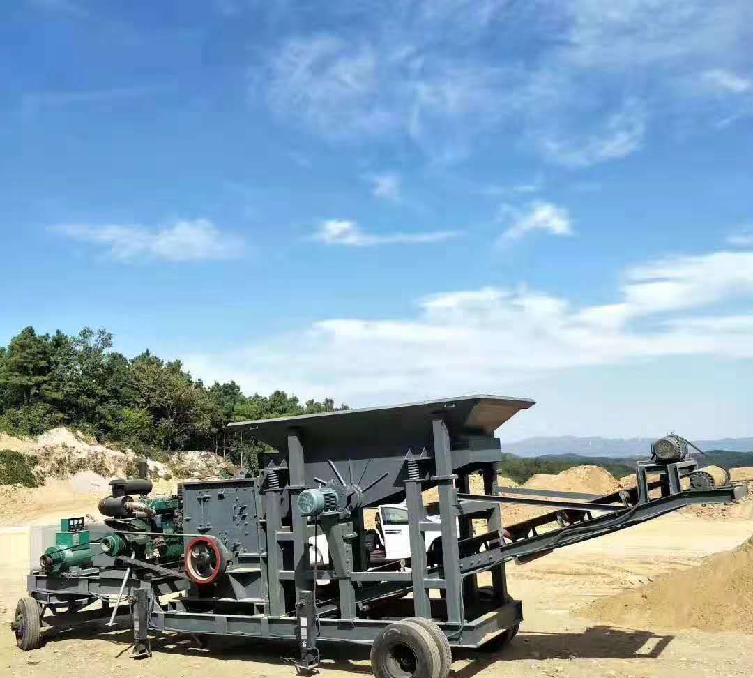 泥沙振动筛粉碎机移动洗砂机洗砂回收脱水筛滚筒筛砂机(图9)