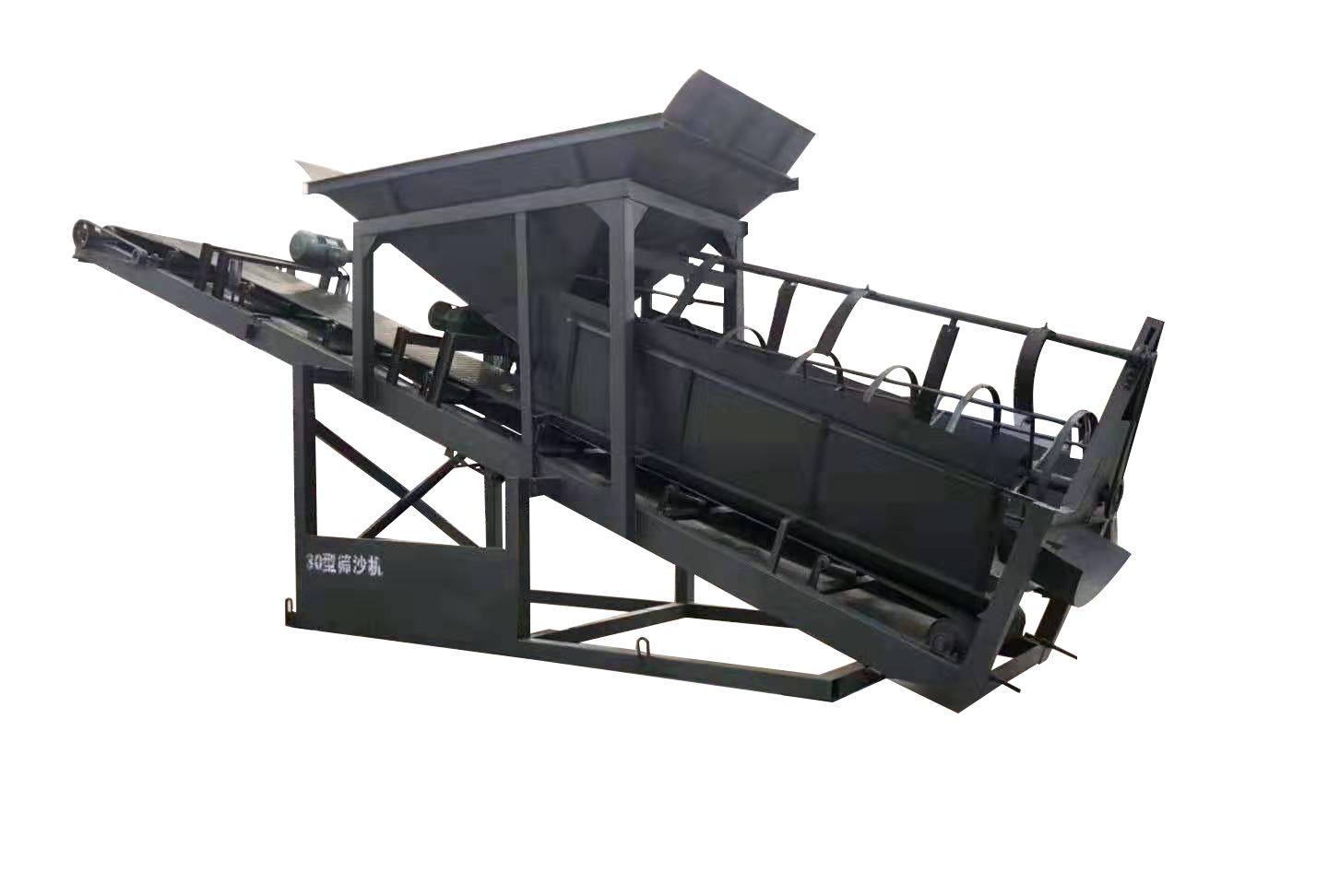 泥沙振动筛粉碎机移动洗砂机洗砂回收脱水筛滚筒筛砂机(图10)
