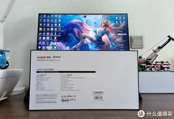 满配98，黑爵AK966热插拔机械键盘，gasket结构、凯华MX冰淇淋轴(图3)