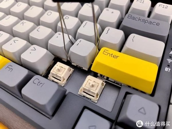 满配98，黑爵AK966热插拔机械键盘，gasket结构、凯华MX冰淇淋轴(图9)