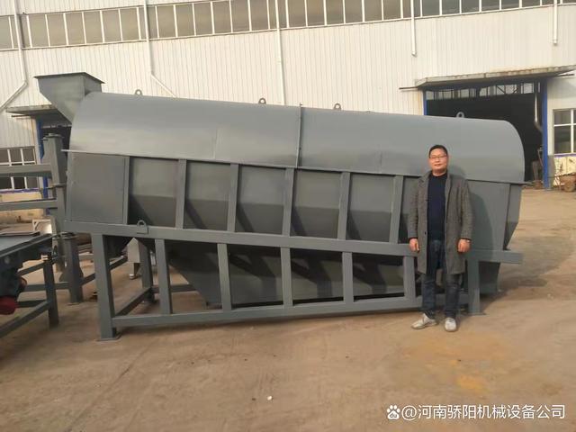 花岗岩滚筒筛_泥灰岩石英石圆筒转动筛(图1)