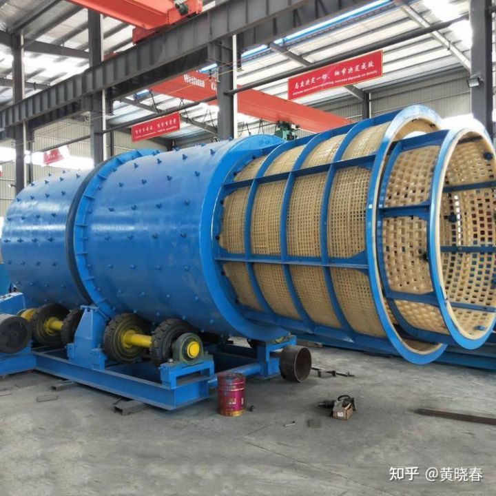 圆筒洗矿机洗石机滚筒洗矿机用来清洗黏性高岭土石头含泥大(图3)