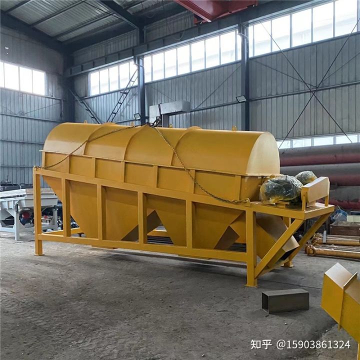 圆筒型筛选碎石机碎石专用滚筒筛机(图1)